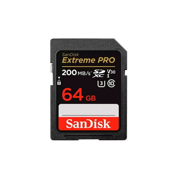 Tarjeta De Memoria Sd 64Gb Extreme Pro R200Mb/S - W90Mb/S 633X Sandisk