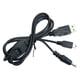 thumbnail image 1 of Cable De Datos De Alta Velocidad De Carga Usb 2 En 1 Para Sony Psp 1000 2000 3000 Negro, 1 of 5