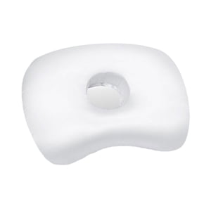 Magideal - Almohada Para Dormir Con Orificio Para Oreja Almohada Cómoda Lateral De Tela Suave Cojín Ergonómico Protector Soporte Extraíble Lavable Adecuada Para Blanco