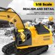 thumbnail image 3 of Excavadora a control remoto KIDDITOY 2025 mejorada a escala 1:18, 3 of 8
