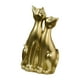 thumbnail image 4 of Pareja Gato Estatuas Animales Escultura Escritorio Kitty Figuras Resina Figuras Aureate, 4 of 5