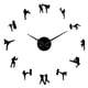 thumbnail image 1 of Reloj De Pared 3D Grande De Bricolaje Que No Hace Tictac Para La Decoración Del Hogar De La Cocina De La Oficina Negro De 27 Pulgadas, 1 of 2