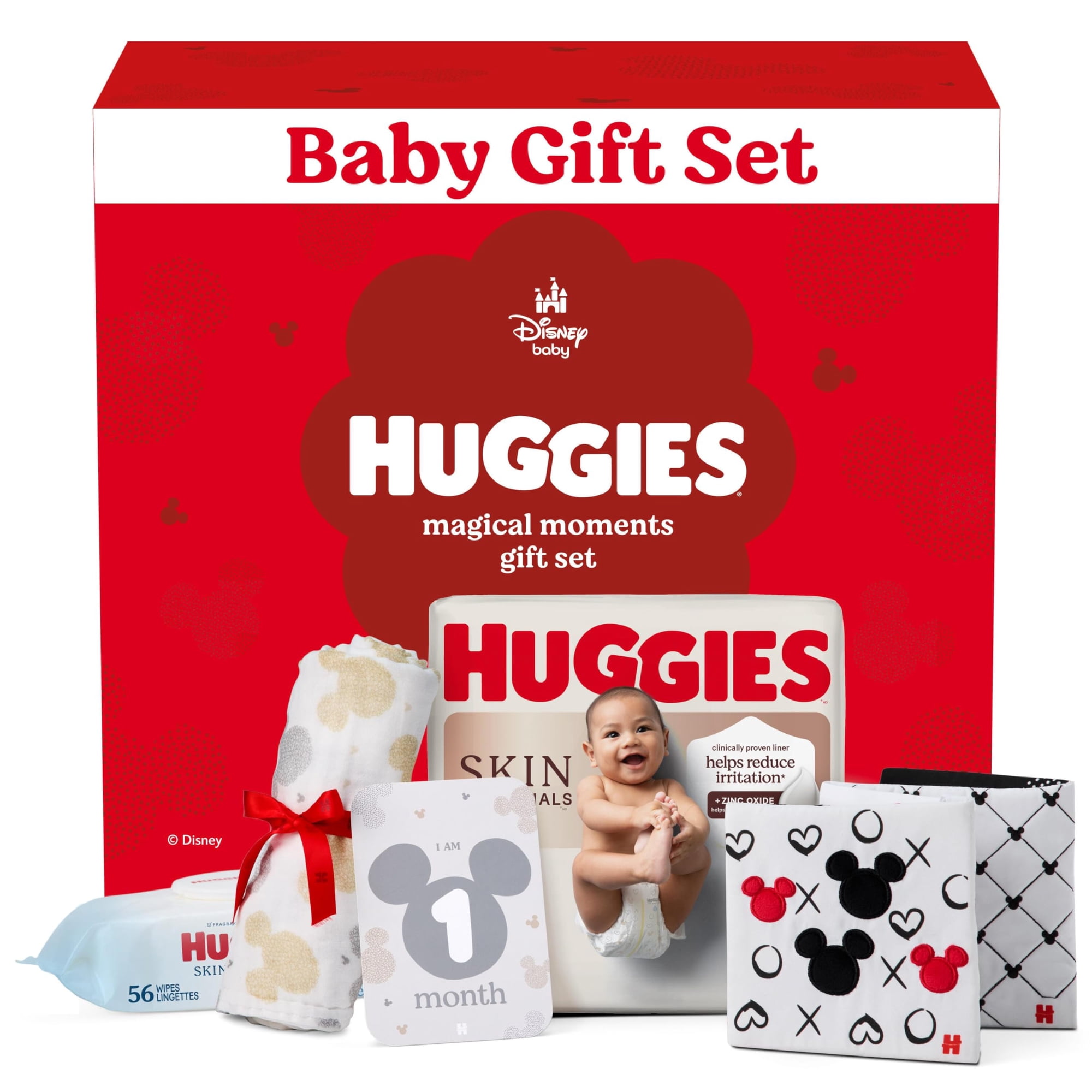 Set De Regalo Para Bebé Huggies Magical Moments: Pañales Y Toallitas