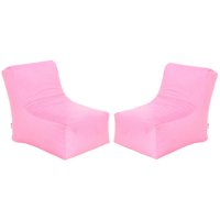 Bodevir - Set Pouf Tatto 1C Felpa Rosado