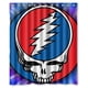 thumbnail image 1 of Cortina de ducha de la banda de rock Grateful Dead, juego de cortina de baño con ganchos, tamaño 60 x 72 pulgadas, 1 of 3
