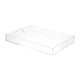 thumbnail image 2 of Gran Bandeja Acrílica Rectangular Para La Casa De La Cama De La Cama De La Casa Mapeta De Mesa Transparente, 2 of 5
