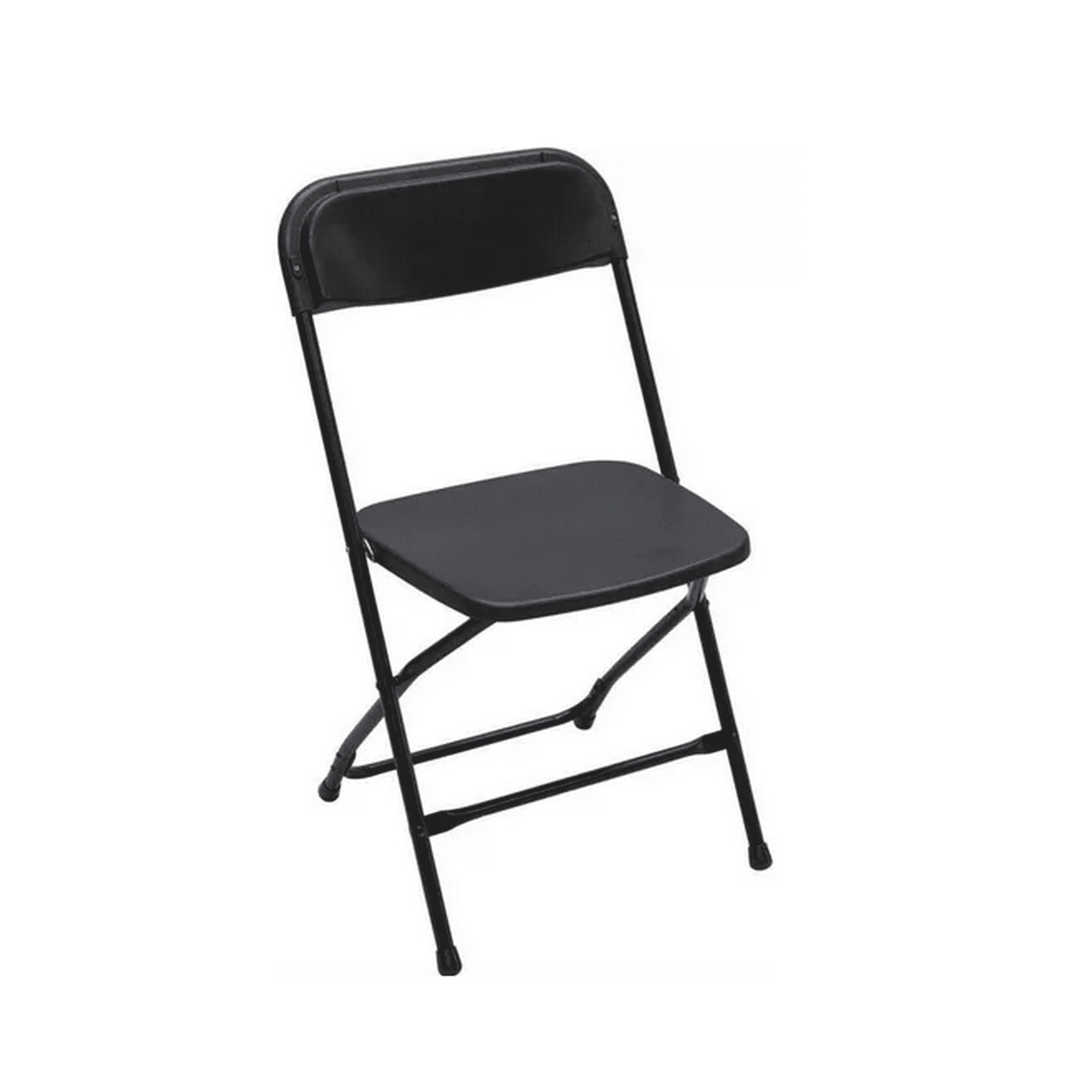 Genérico - Pack De 5 Sillas Plegables Para Oficina Y Hogar Color Negro