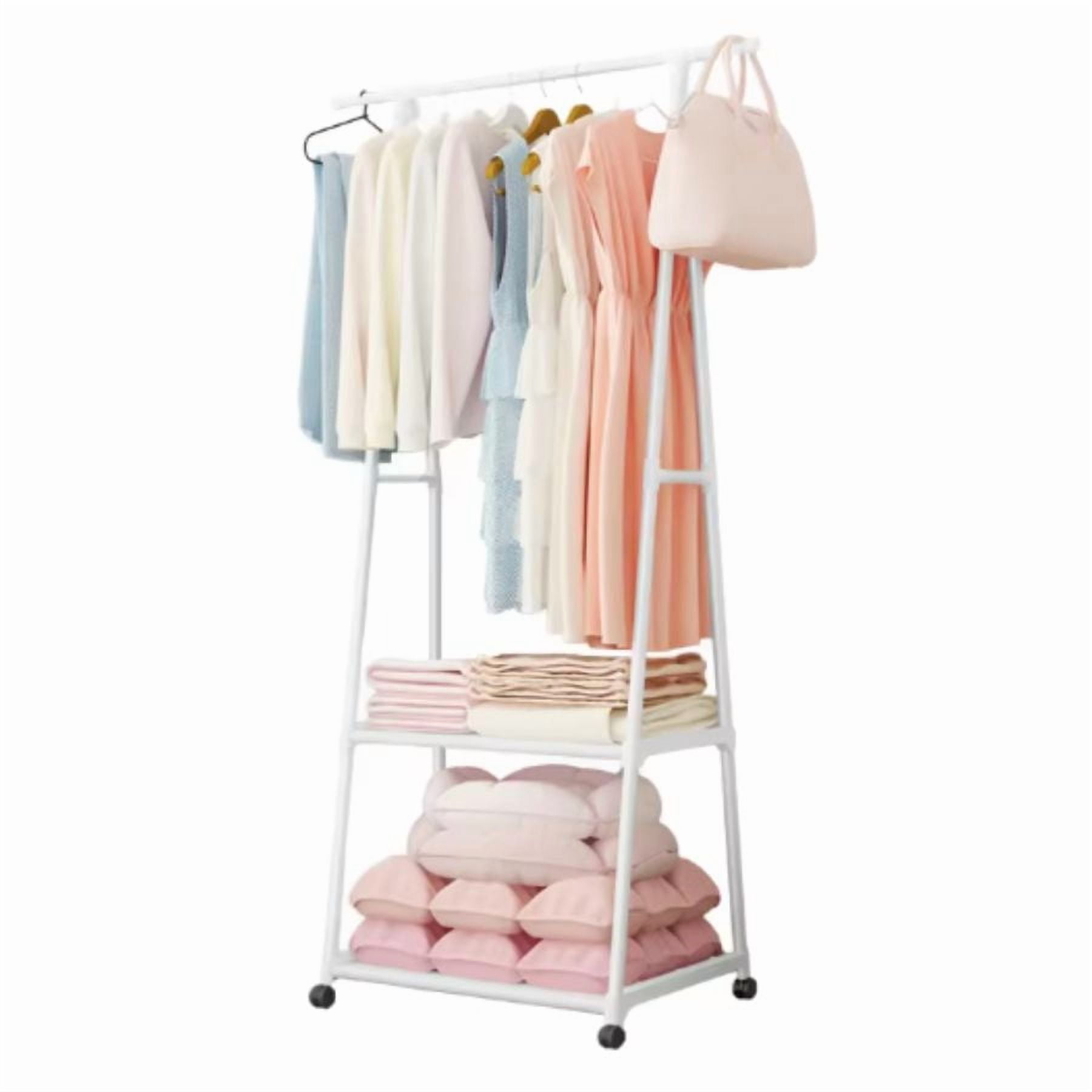 Aventura Store - Perchero Organizador Colgador De Ropa Con Ruedas Triangular