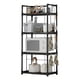 thumbnail image 2 of Estante Organizador De Baño Cocina Sala Multifuncional Color Negro 4 Niveles Microondas Resistente, 2 of 6