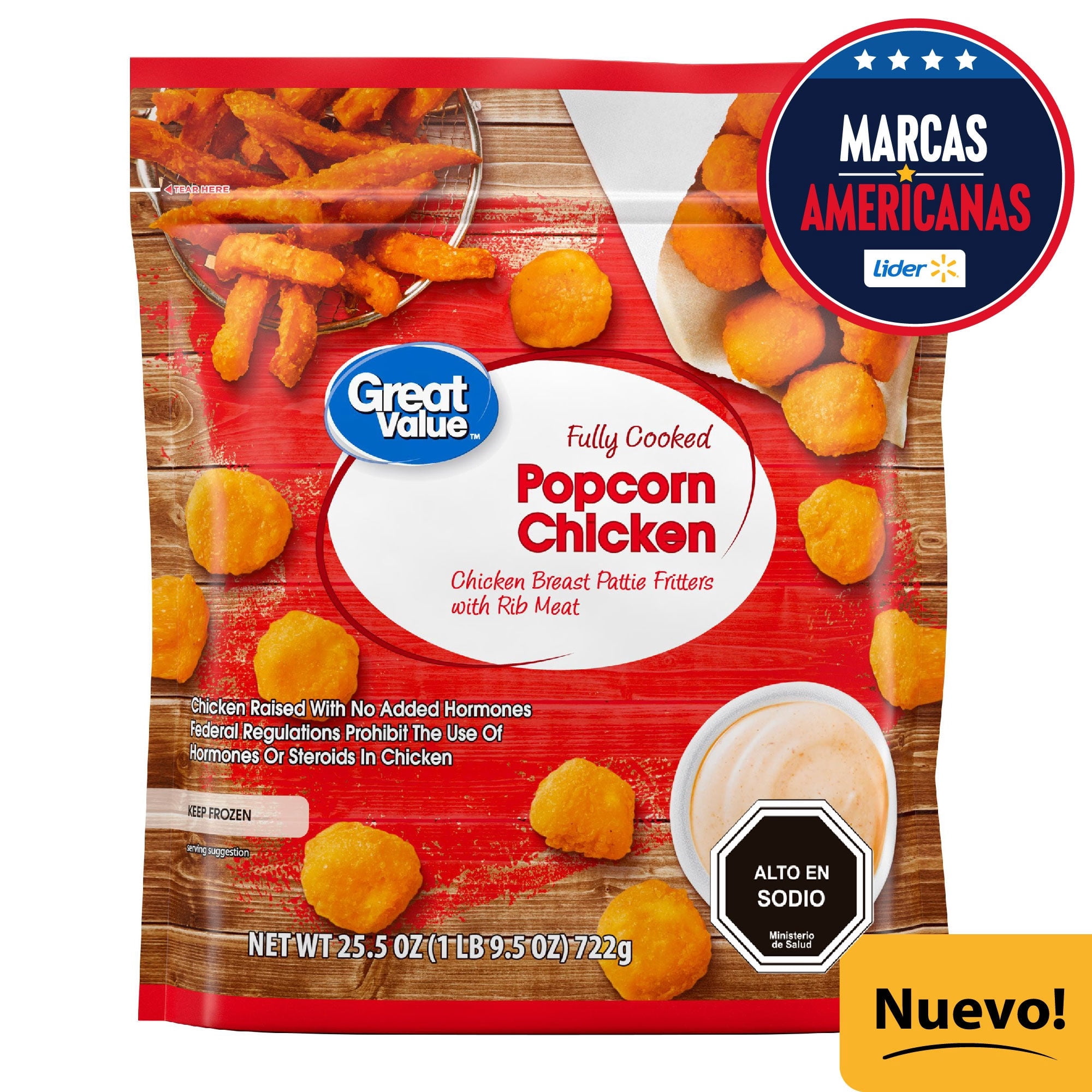 Bolitas De Pollo Apanadas Y Sazonadas 722 g Great Value