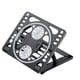 thumbnail image 5 of Almohadilla De Enfriamiento Para Computadora Portátil Con 2 Ventiladores Silenciosos Soporte De Enfriamiento Liviano Para Computadora Portátil Negro, 5 of 5