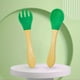 thumbnail image 1 of Soft And Safe Silicone Baby Fork Spoon For Kid, 1 of 5