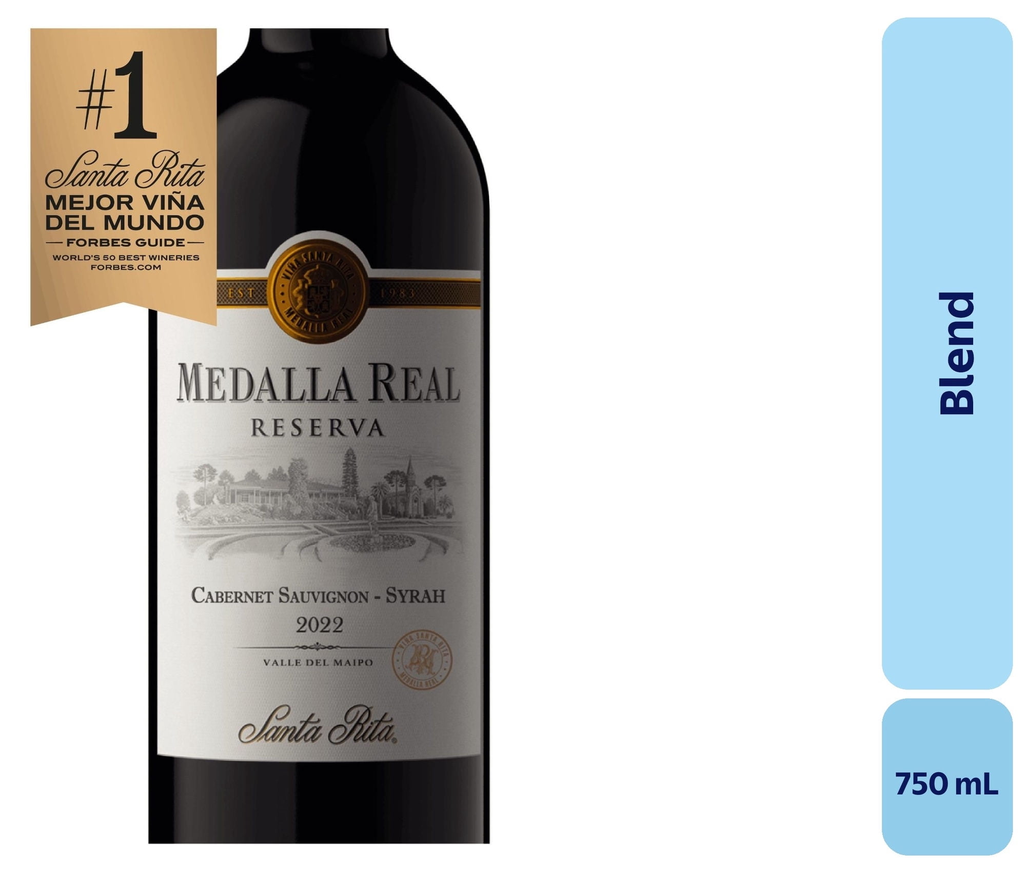Vino Blend Botella 750 mL Medalla Real