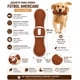 thumbnail image 2 of Juguete mordedor para perro con forma de hueso rugby de goma resistente, 2 of 3