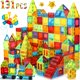 thumbnail image 1 of Baldosas magnéticas W WISE BLOCK, 131 unidades, con 2 coches para niños de más de 3 años, 1 of 7