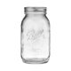 thumbnail image 1 of Mason Jars Ball, forma de bola, de un cuarto de galón (946 ml), con tapas y correas, 1 of 8