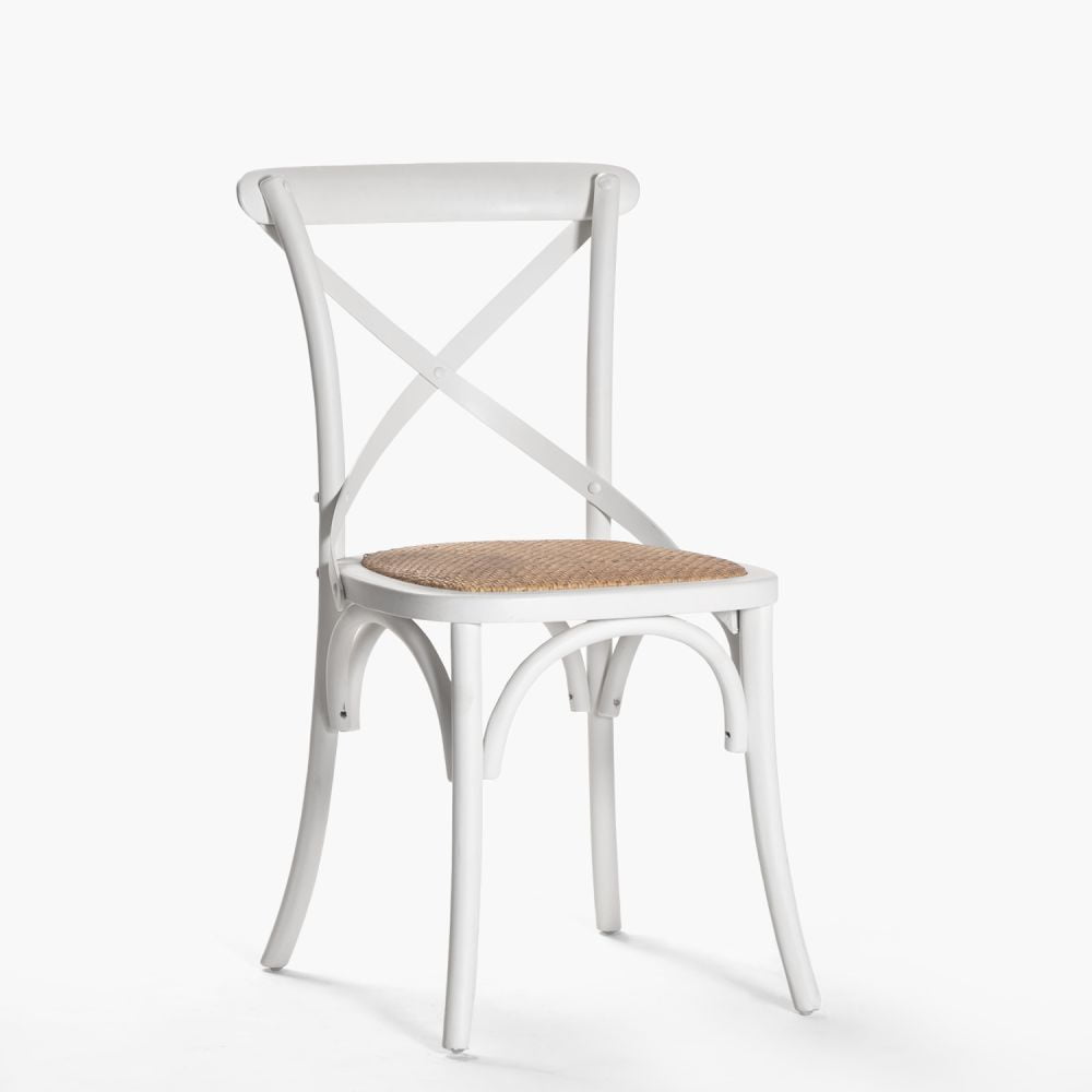 Habita2 Chile - Silla Crossback Madera Blanca