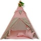 thumbnail image 1 of Carpa Tipi Infantil Algodón modelo Moon Rosa, 1 of 2
