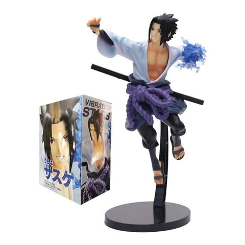 Genérico - Figura Sasuke - Naruto En Caja Azul
