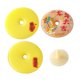 thumbnail image 2 of Esponja De Limpieza De Cocina, Cepillo Para Lavar Platos Duradero Multifuncional Sin Arañazos, 1 Rosa, 2 Amarillo, 2 of 3