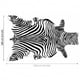 thumbnail image 2 of Alfombra Decorativa Cebra 220 x 160 cm Blanco y Negro Decodreams, 2 of 3