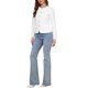 thumbnail image 2 of INSPIRE CHIC Chaquetas de Blazer Casual de Negocios para Mujeres de Manga Larga sin Cuello con Botones para Oficina Traje de Trabajo M Blanco, 2 of 6