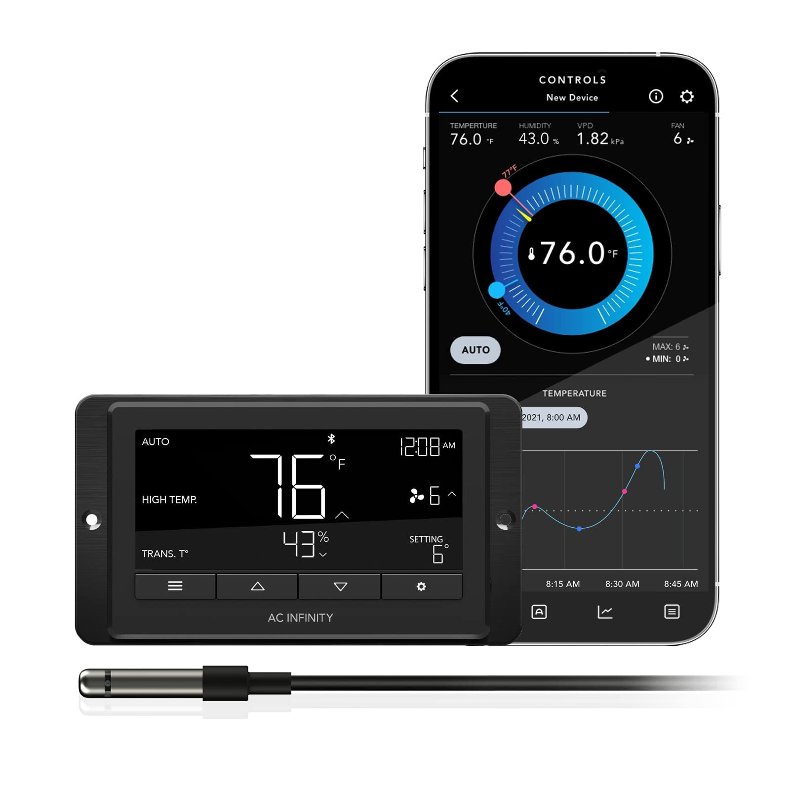 Controlador Inteligente De Ventilador Bluetooth Ac Infinity Controller 67