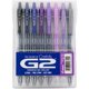 thumbnail image 1 of Pilot, bolígrafos de gel G2 Premium, paquete G2 Boost Purples, The Colors of Creativity, paquete de 8, punta fina de 0,7 mm, surtidos, 1 of 7