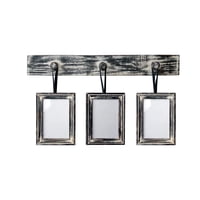 Marco De Pared De Madera Txusa Corporation Delaware Con 3 Marcos Para Fotos