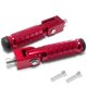 thumbnail image 1 of Reposapiés plegables de aluminio VUOZIP M8 para motocicleta, rojos, 1 of 7