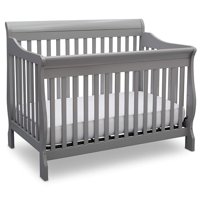 Cuna De Madera Clermont Gris 3 En 1 Delta Children