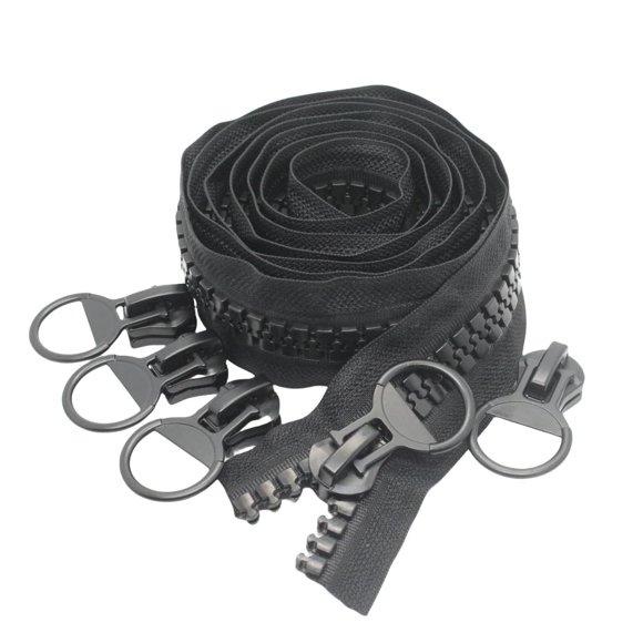 Cremallera YaHoGa 183 cm con 5 deslizadores - negro
