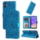 thumbnail image 1 of Funda tipo cartera FOXDOCK para Samsung Galaxy A05 , diseño girasol en relieve, cuero PU, cierre magnético, soporte y tarjetero, 1 of 5