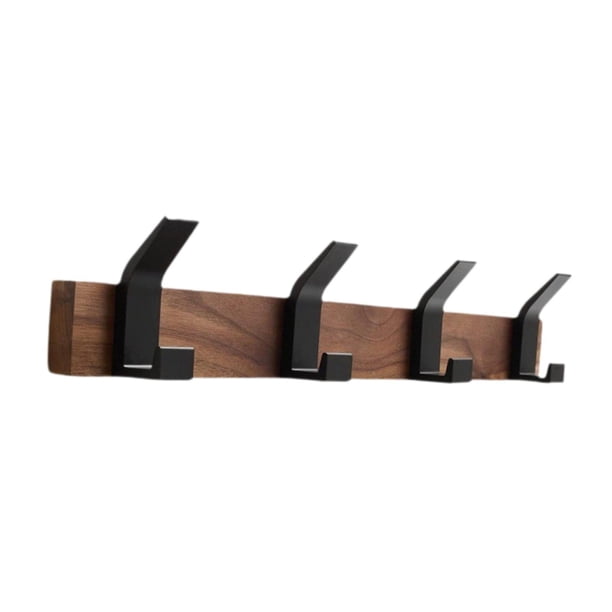 Gancho de pared para colgar abrigos de pared, gancho de almacenamiento montado en pared Simple portátil, organizador de puerta para bufandas, Hotel, g Cuatro ganchos