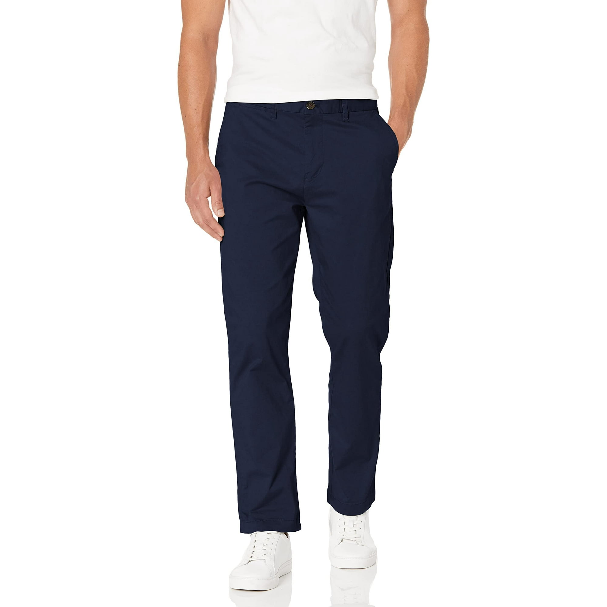 Pantalones Chinos Tommy Hilfiger Custom Fit Para Hombre, Color Azul Marino