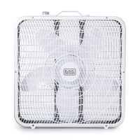 Ventilador De Caja Black+Decker De 20 Pulgadas Con 3 Ajustes De Velocidad