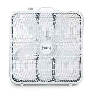 Ventilador De Caja Black+Decker De 20 Pulgadas Con 3 Ajustes De Velocidad