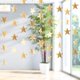 thumbnail image 4 of Guirnalda decorativa con forma de guirnalda de estrellas con purpurina de 40 m (10 x 4 m) de largo, 4 of 6