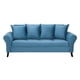 thumbnail image 1 of Sofa Lua 3c Felpa 20 Azul Petroleo, 1 of 5