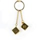 thumbnail image 2 of Llavero STAR WARS Han Solo Lucky Sabacc Dice chapado en oro, 2 of 7