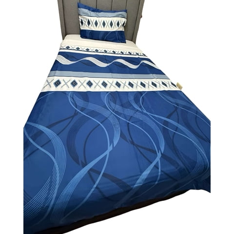 Teng Fei - Juego De Sábanas Plaza Y Media Adulto Azul