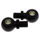 thumbnail image 1 of 1 Par De Adaptadores De Ojo, Extremo De Ojo Para Motocicleta, Scooter, Amortiguador De 12 Mm, Negro, 1 of 5