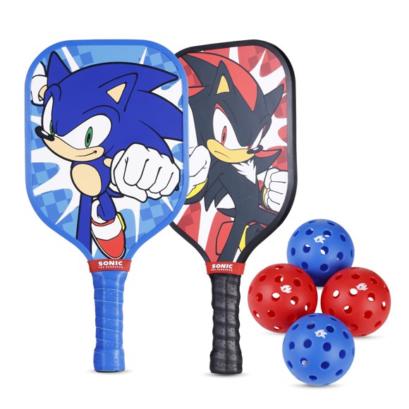 Set de Pickleball Voyager 2 jugadores con palas de madera