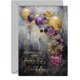 thumbnail image 1 of Tarjeta de Felicitación Giftzie 55.º Cumpleaños con Globos Dorados, 1 of 7