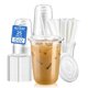 thumbnail image 1 of Vasos Alterf de 425 ml – Pack de 25 con tapas y pajillas, 1 of 7
