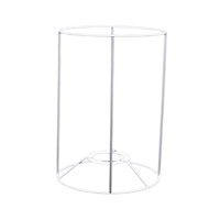 Magideal - Anillo De Marco De Pantalla De Lámpara, Soporte De Luz De Mesa De Metal E27, Soporte Portátil Diy, Anillo De Sombra De Lámpara Para Cafetería, Boda, 14Cm X 12Cm Redondo