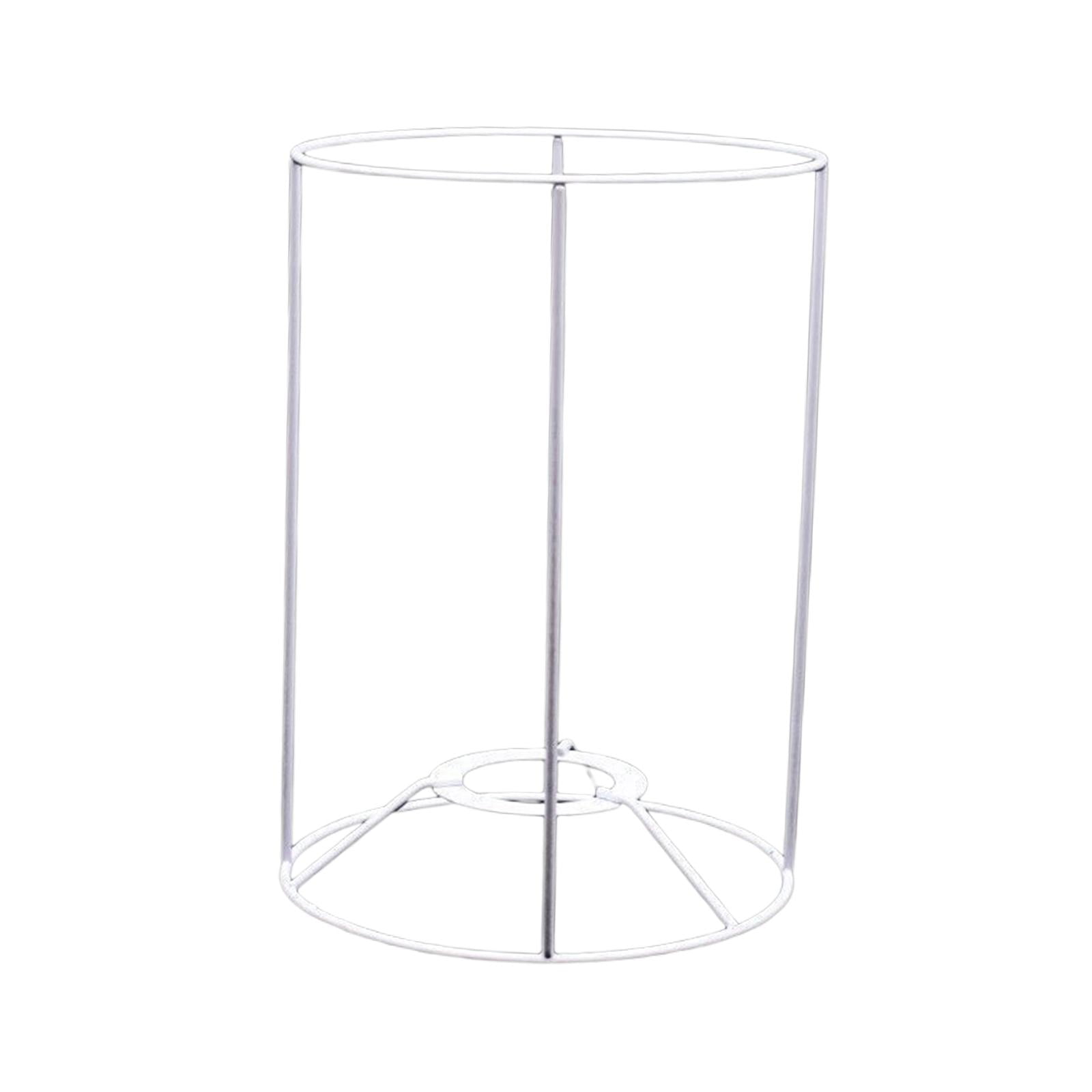 Magideal - Anillo De Marco De Pantalla De Lámpara, Soporte De Luz De Mesa De Metal E27, Soporte Portátil Diy, Anillo De Sombra De Lámpara Para Cafetería, Boda, 14cm X 12cm Redondo