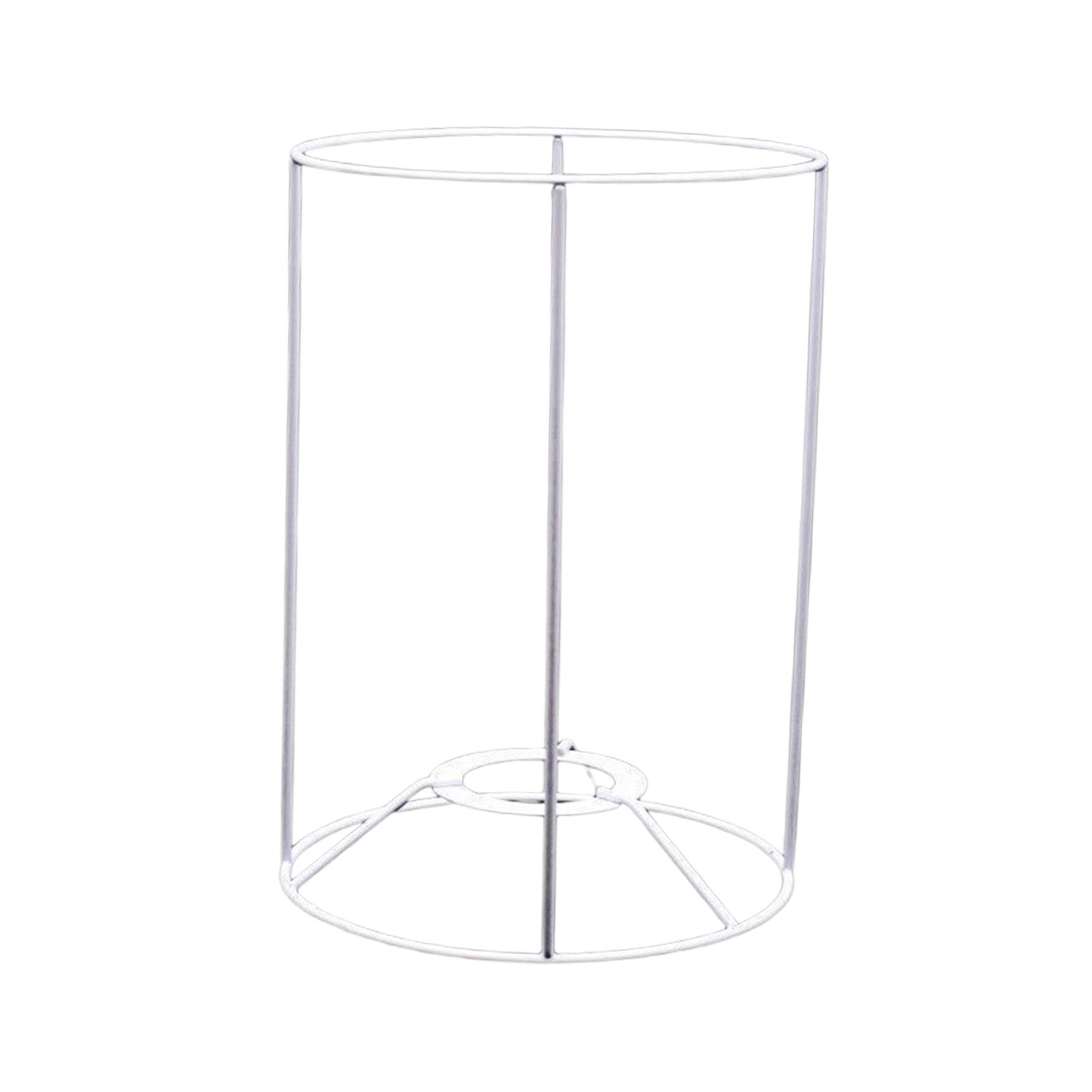 Magideal - Anillo De Marco De Pantalla De Lámpara, Soporte De Luz De Mesa De Metal E27, Soporte Portátil Diy, Anillo De Sombra De Lámpara Para Cafetería, Boda, 14Cm X 12Cm Redondo