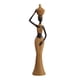 thumbnail image 1 of Estatua De Señora Tribal Africana Adorno De Resina Pieza De Arte Coleccionable Para Cafetería Estilo B, 1 of 3