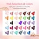 thumbnail image 2 of Kit de gel de uñas de polietileno ROSALIND Coloful de 34 colores con lámpara UV, 2 of 9